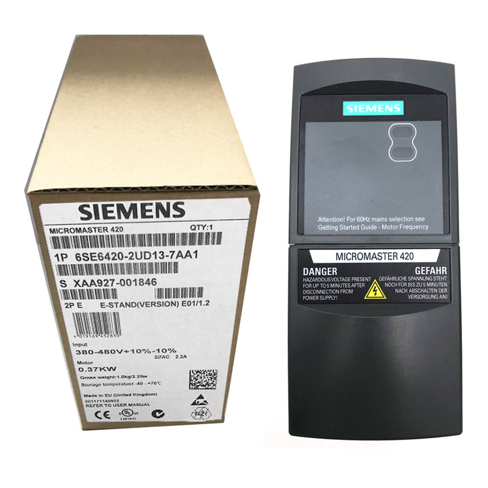 New In Box SIEMENS 6SE6420-2UD13-7AA1 6SE6 420-2UD13-7AA1 Inverter Drive DHL / UPS / FedEx