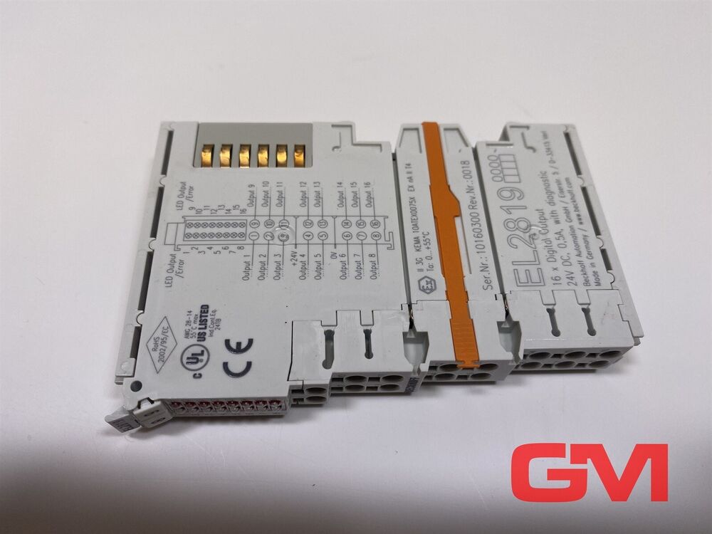 Beckhoff Busklemme EL2819 Ethercat Clamp 16-Kanal-Digital-Ausgang Output Module