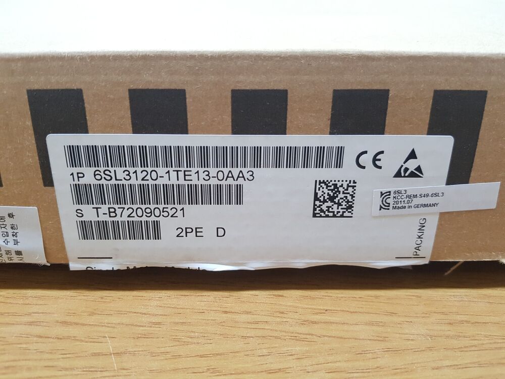 New Siemens 6SL3120-1TE13-0AA3 6SL31201TE130AA3 SINAMICS S120 Single Motor