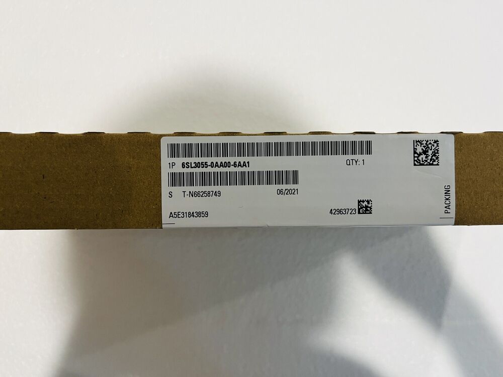 Brand New Siemens SINAMICS 6SL3055-0AA00-6AA1 6SL3 055-0AA00-6AA1 In Stock Fedex / DHL