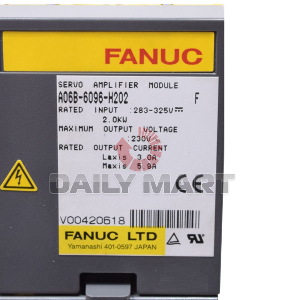 Used FANUC PLC A06B-6096-H202