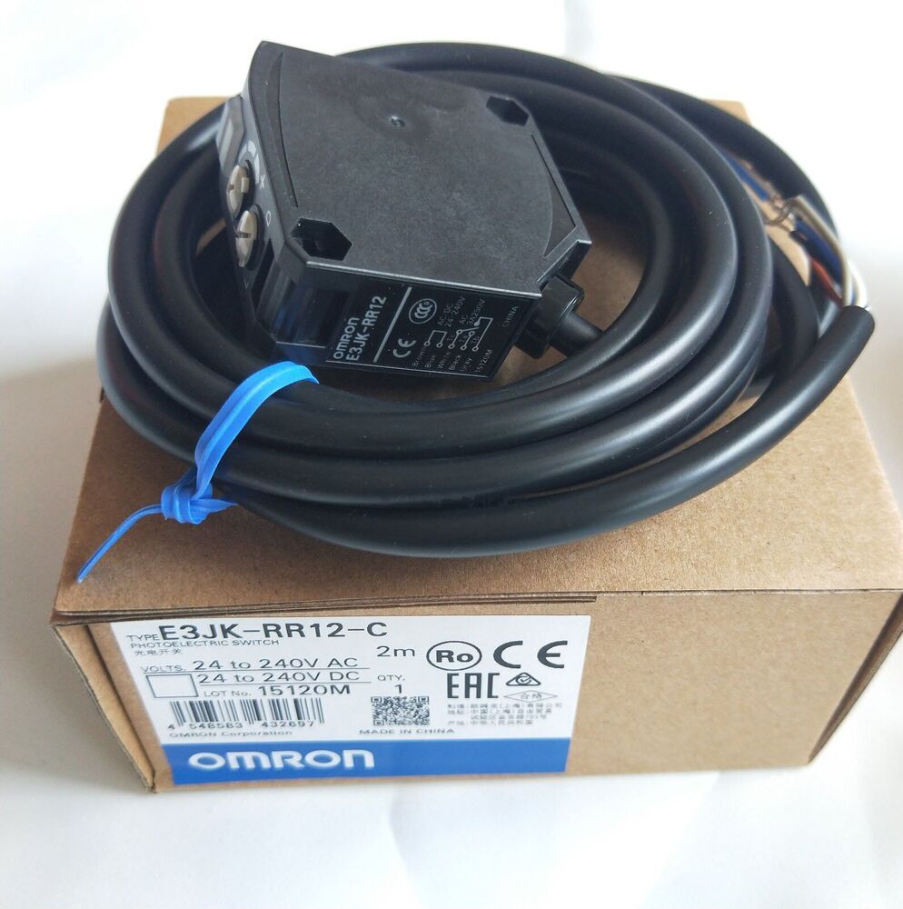 New Omron E3JK-RR12-C Photoelectric Switch E3JKRR12C Free Shipping 1PC DHL / UPS / FedEx