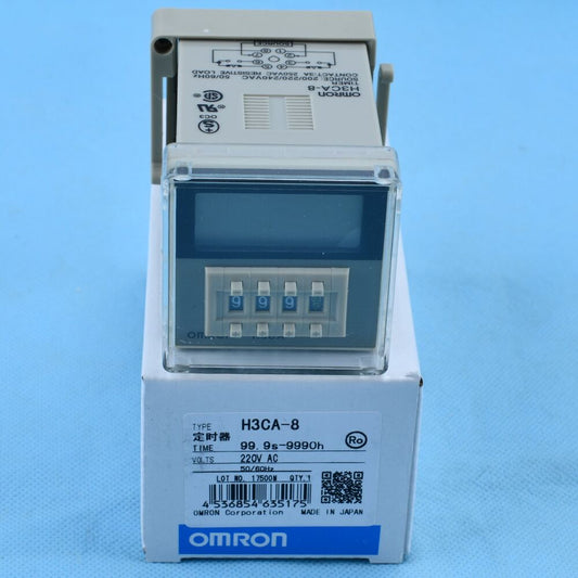 Omron Timer H3CA-8 PLC New In Box One Year Warranty DHL / UPS / FedEx