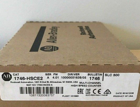 AB 1746-HSCE2 SER A Multi-Channel Counter Module New Factory Sealed 1746HSCE2 DHL / UPS / FedEx