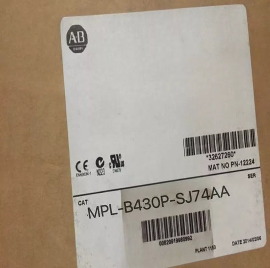 AB MPL-B430P-SJ74AA Allen Bradley MP-Series MPL 480V AC Rotary Servo Motor NEW DHL / UPS / FedEx