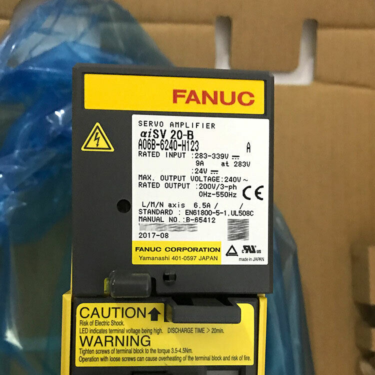 NEW FANUC SERVO AMPLIFIER A06B-6240-H123 A06B6240H123 FREE EXPEDITED SHIPPINGDHL / UPS / FedEx