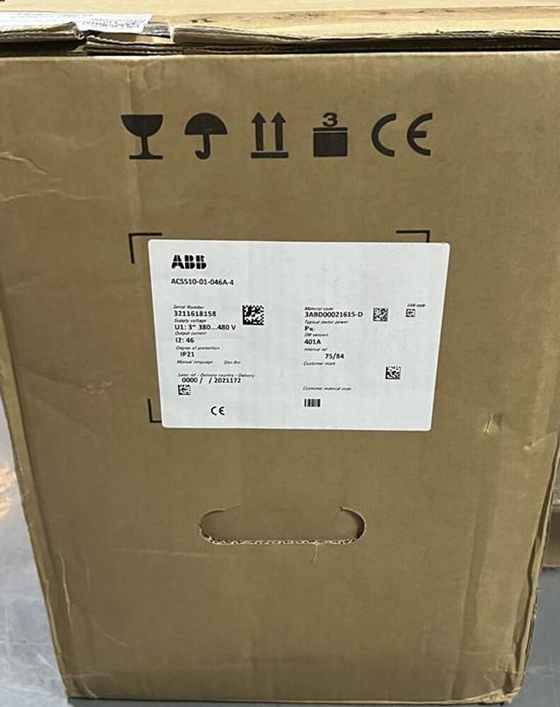 New In Box ABB inverter ACS510-01-046A-4 22KW DHL / UPS / FedEx