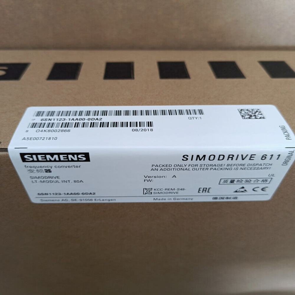 6SN1123-1AA00-0DA2 SIEMENS Servo Driver Brand New in Box!Spot Goods Fedex / DHL