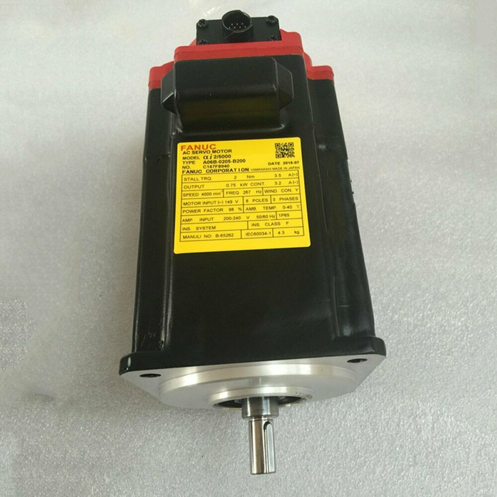 FANUC Used A06B-0205-B200 SERVO MOTOR TESTED A06B0205B200 UPS / DHL / Fedex