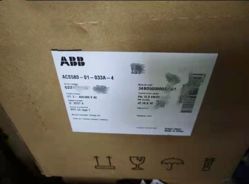 1pc ABB ACS580-01-033A-4 frequency converter 3PH 15KW