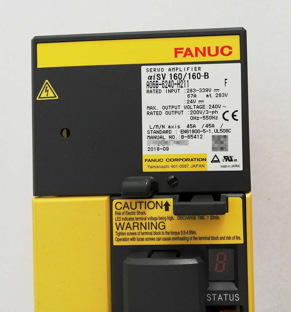 FANUC A06B-6240-H211 Servo Drive A06B6240H211 New In Box Expendited Shipping DHL / UPS / FedEx