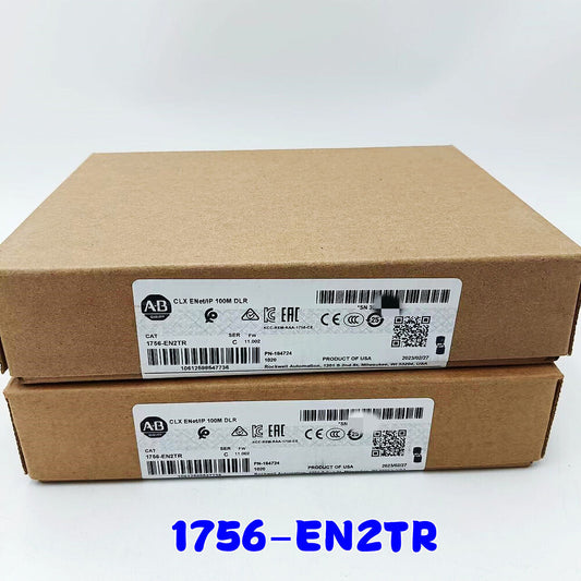 2023 New AB 1756-EN2TR 2-PORT CLX HI-CAP ENET/IP MODULE Allen-Bradley 1756-EN2TR Fedex or DHL