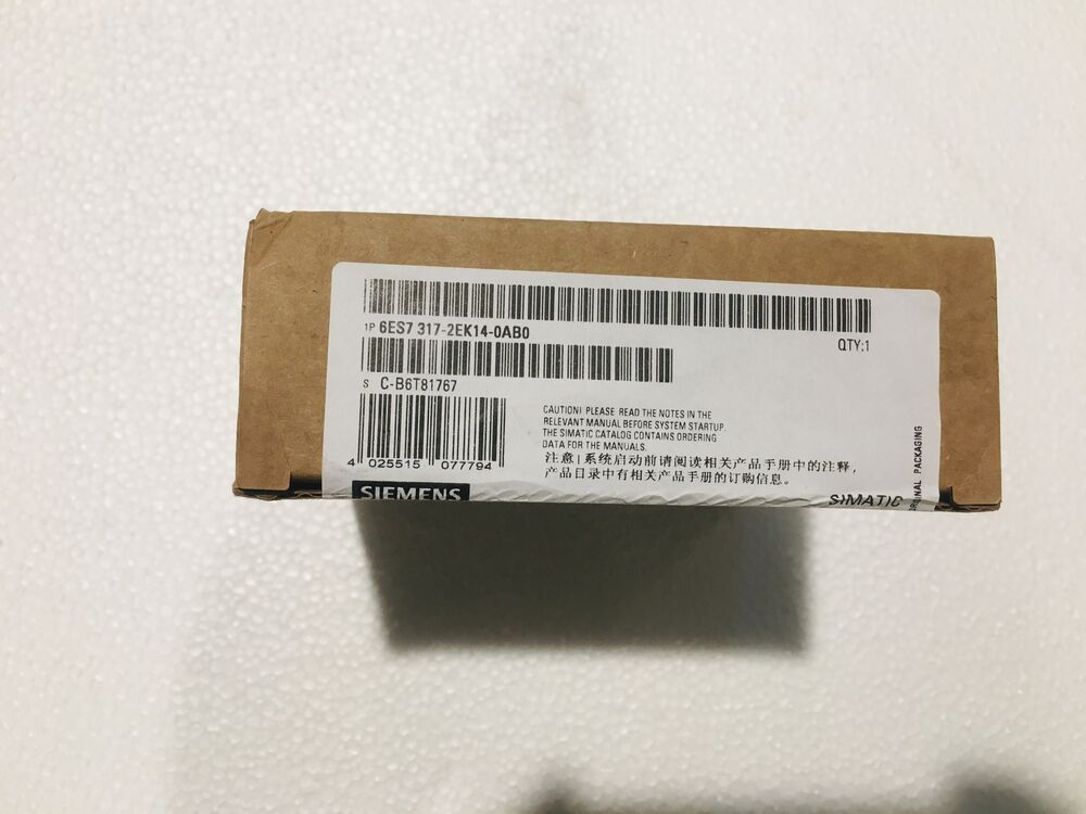 New Sealed Siemens 6ES7 317-2EK14-0AB0 6ES7317-2EK14-0AB0 With 1 Year Warranty UPS / Fedex / DHL