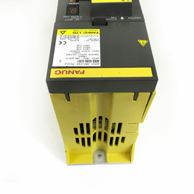 USED FANUC SERVO AMPLIFIER MODULE A06B-6080-H301 FREE EXPEDITED SHIPPINGDHL / UPS / FedEx