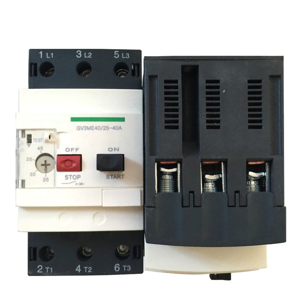 NEW SCHNEIDER GV3ME40 Motor Circuit Breaker 600VAC Free Expedited Shipping DHL / UPS / FedEX