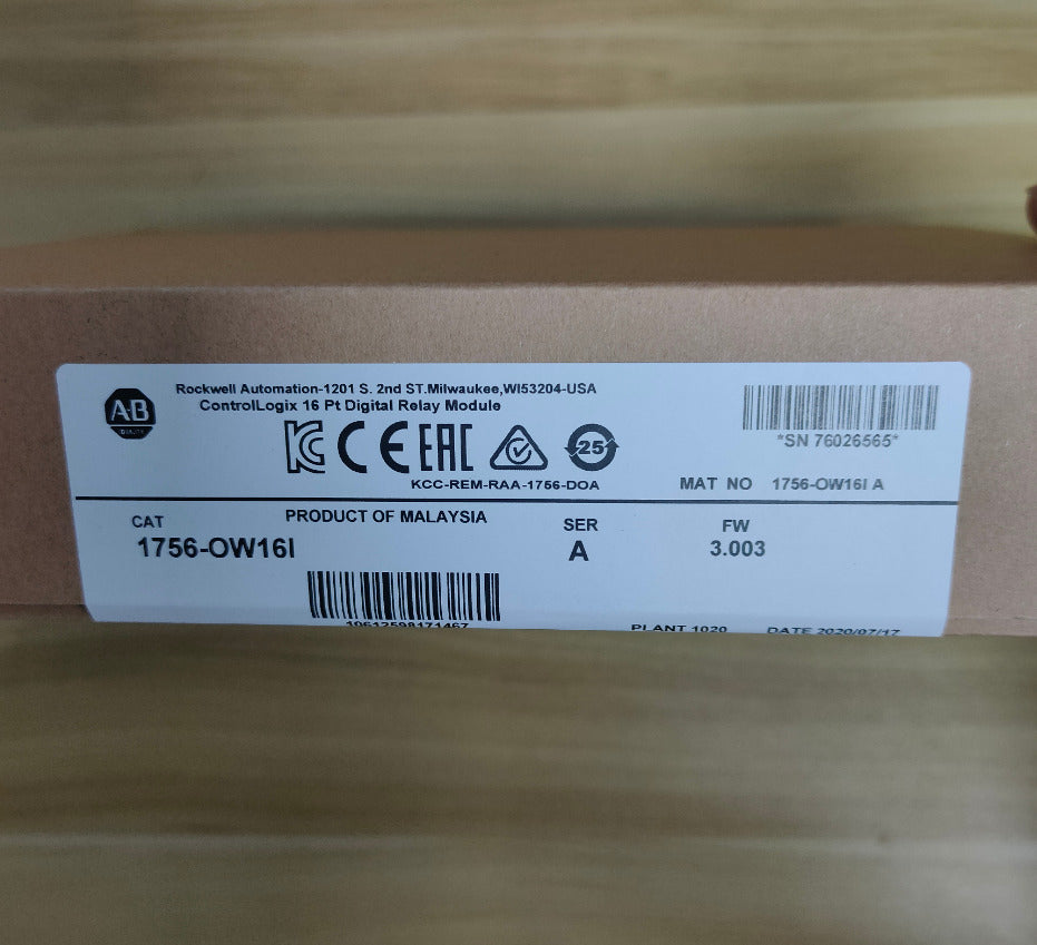 1756-OW16I AB ControlLogix Digital Relay Module PLC 1756OW16I New factory Sealed DHL / UPS / FedEx