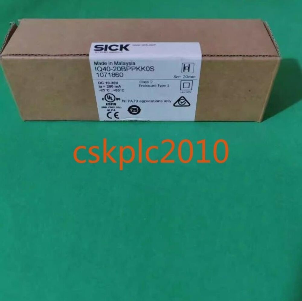 1PCS New original SICK proximity switch sensor IQ40-20BPPKK0S 1071860 in stock