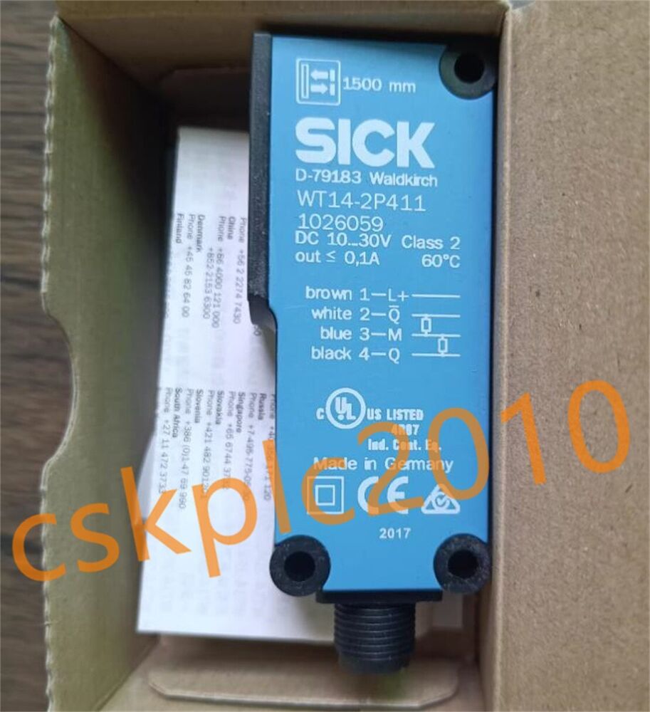 1 PCS NEW IN BOX SICK Reflective photoelectric switch 1026059 WT14-2P411