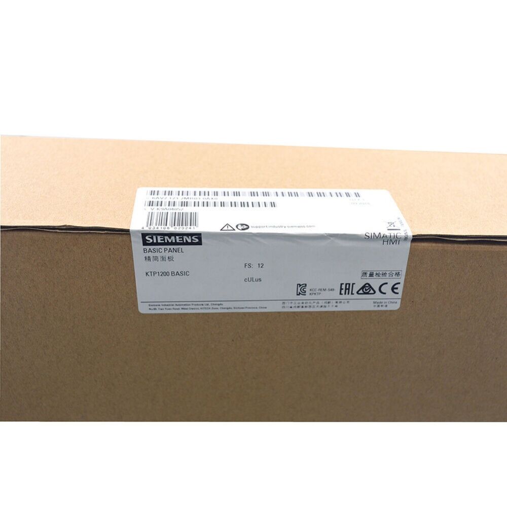 New Siemens 6AV2123-2MB03-0AX0 6AV21232MB030AX0 SIMATIC HMI KTP1200 Basic 12"