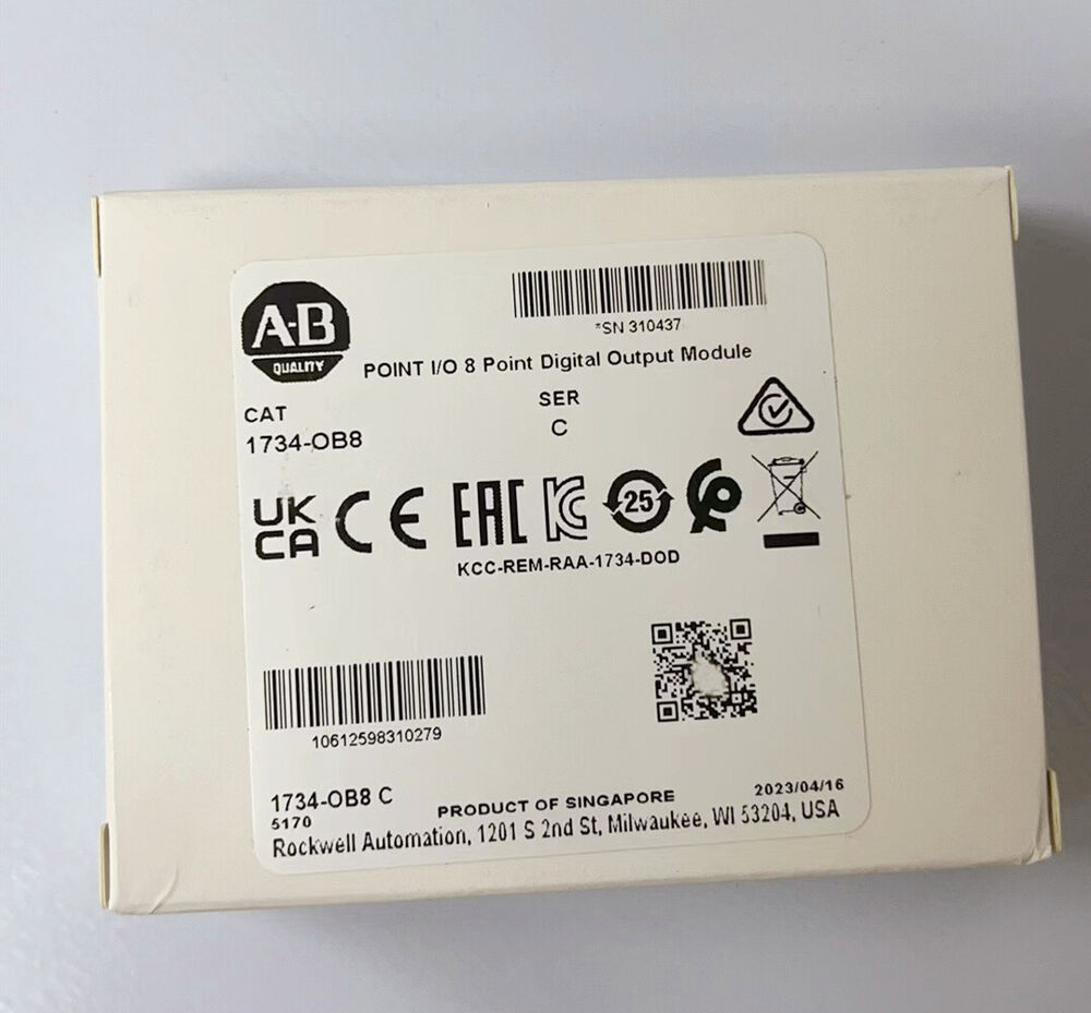 Allen-Bradley 1734-OB8 POINT I/O 8Point Digital Output Module AB 1734-OB8 Sealed DHL / UPS / FedEx