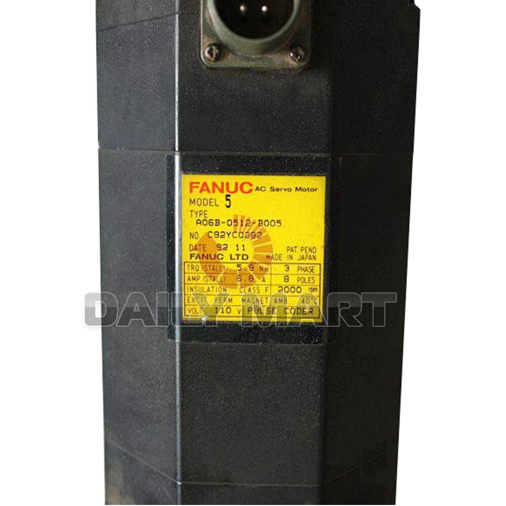 Used FANUC Servo Motor A06B-0512-B005