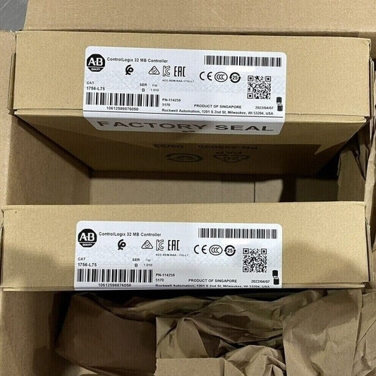 Sealed Allen Bradley 1756-L75 Series B 2021 ControlLogix Controlle AB 1756-L75 Fedex or DHL