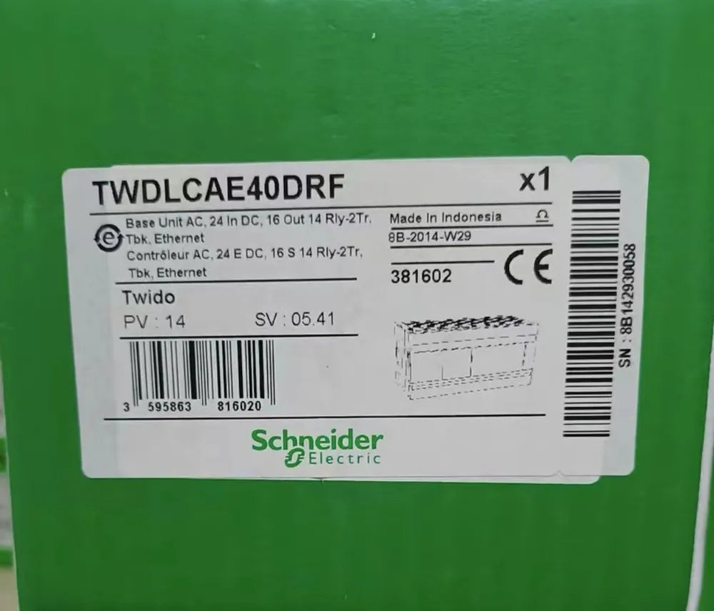 1PC New Schneider TWDLCAE40DRF PLC Module TWDLCAE40DRF Expedited Shipping DHL / UPS / FedEx