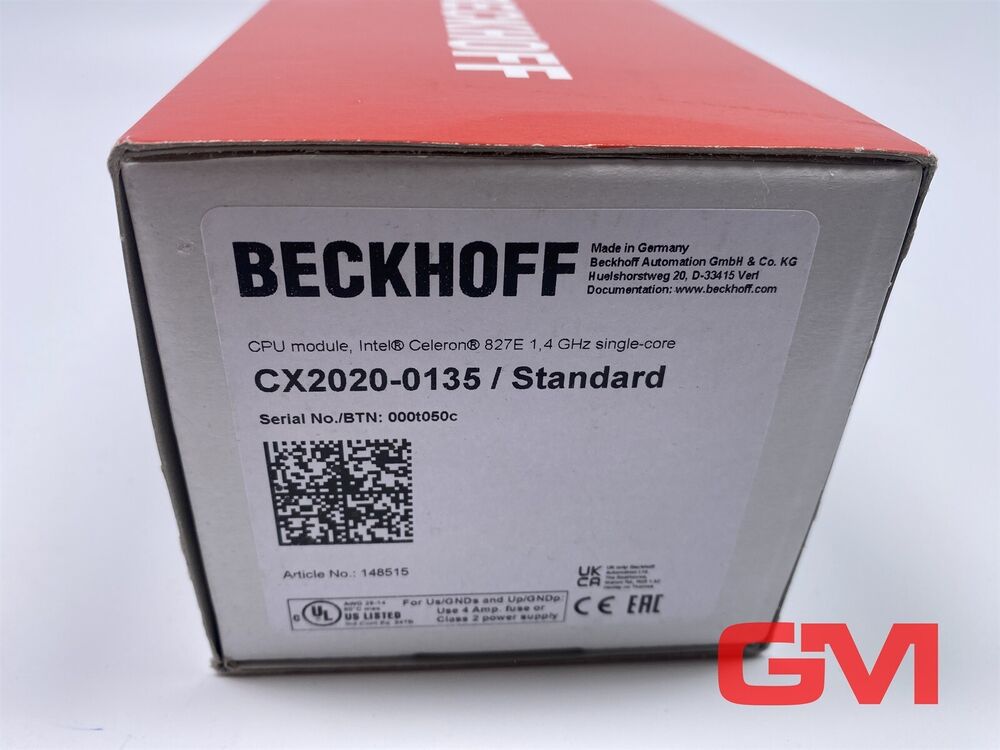 Beckhoff Cpu-Grundmodul CX2020-0135 CPU Module Hw 5.0 Card 40GB CX2900-0038