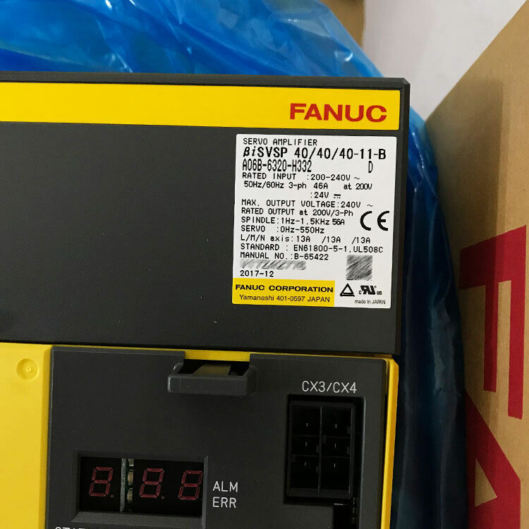 NEW FANUC SERVO AMPLIFIER A06B-6320-H332 A06B6320H332 FREE EXPEDITED SHIPPING DHL / UPS / FedEx