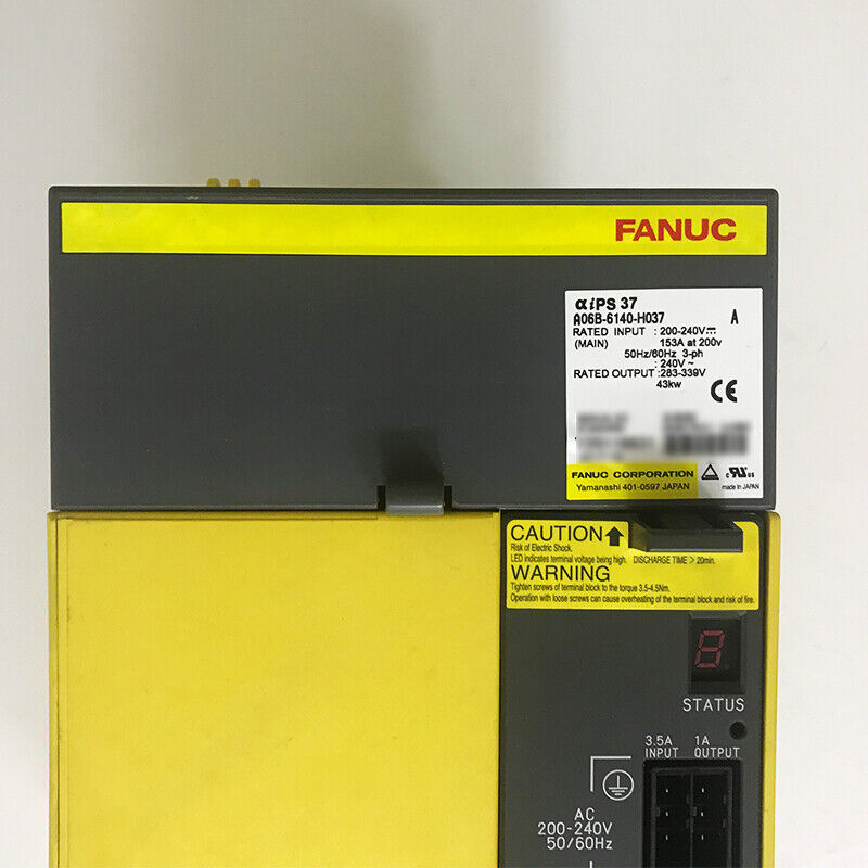 FANUC A06B-6140-H037 SERVO AMPLIFIER A06B6140H037 New In Box Expendited Shipping DHL / UPS / FedEx