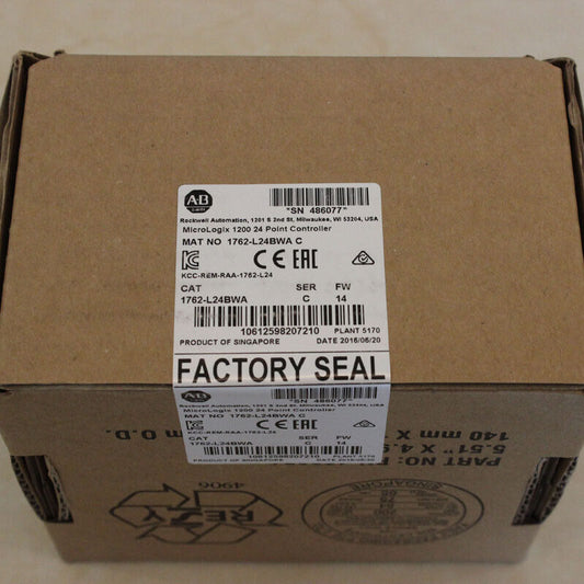 For Allen Bradley 1762-L24BWA MicroLogix 1200 24 Point Controller AB 1762L24BWA UPS / DHL / Fedex