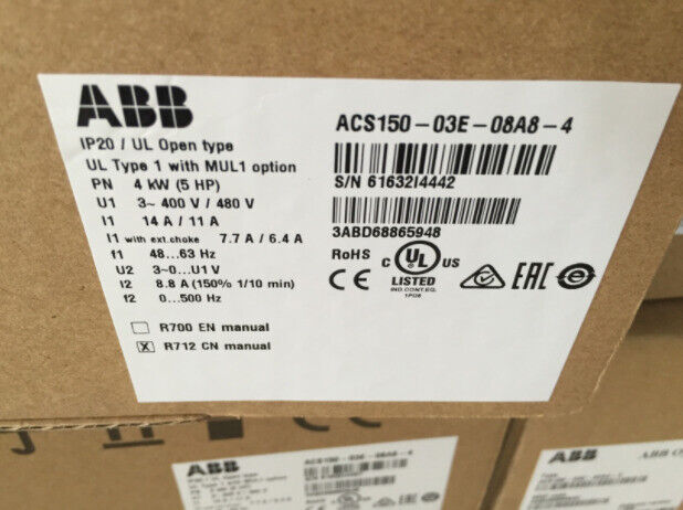 New ABB ACS150-03E-08A8-4 Inverter ACS15003E08A84 Expedited Shipping