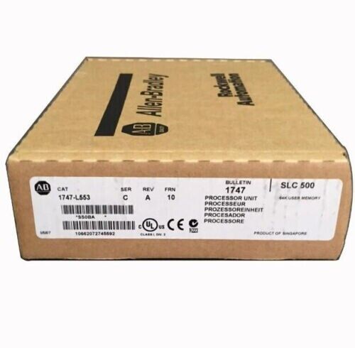 AB 1747-L553 SER C NEW Allen-Bradley 1747-L553 SLC500 5/05 CPU Processor Unit DHL / UPS / FedEx