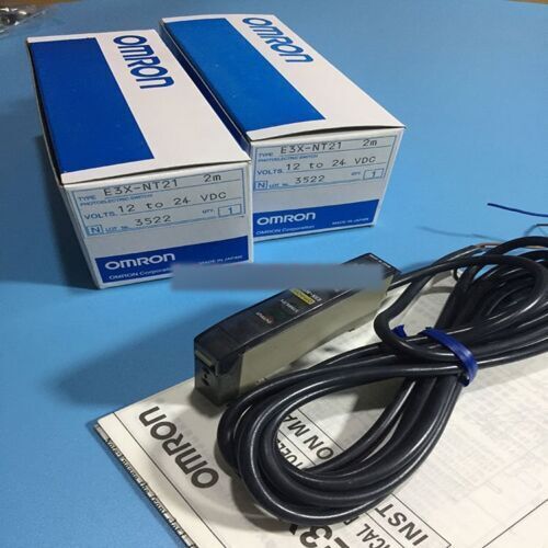 New Omron E3X-NT21 E3XNT21 Photo Fiber Amplifier Sensor In Box Free Shipping 1PC DHL / UPS / FedEx