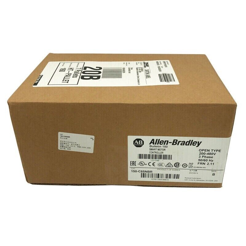 New Factory Sealed Allen-Bradley 150-C85NBR SMC Smart Motor Controller 150C85NBR DHL / UPS / FedEx