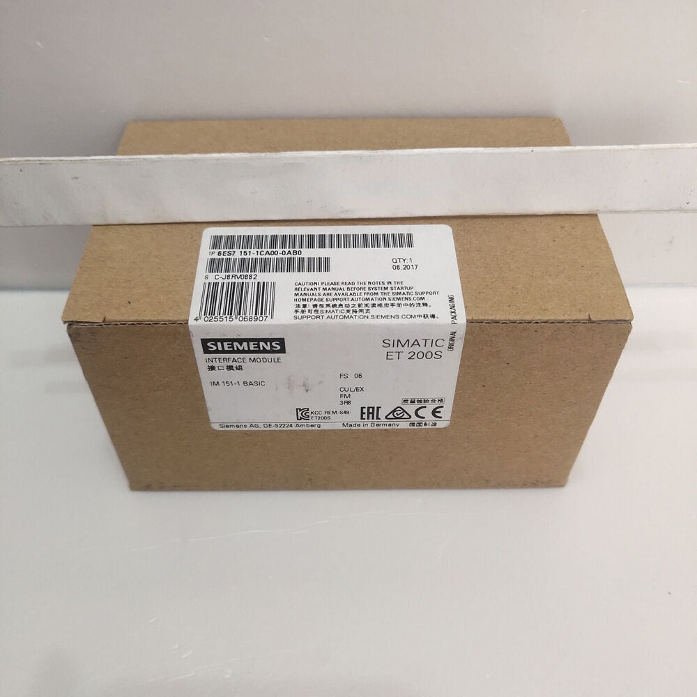 SIEMENS 6ES7 151-1CA00-0AB0 Interface Module New One 6ES7151-1CA00-0AB0