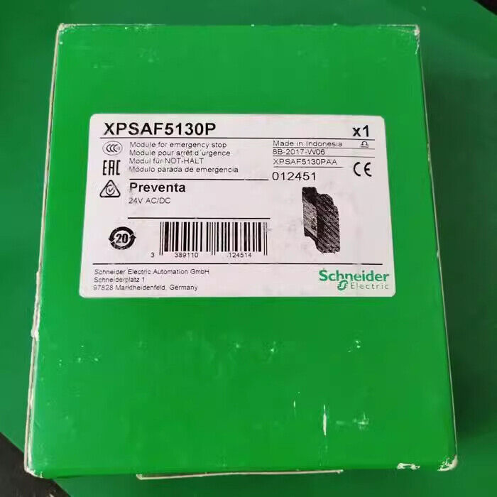 New Schneider XPS-AF5130P/XPSAF5130P 24VAC/DC Screw Clamp Output Safety DHL / UPS / FedEX