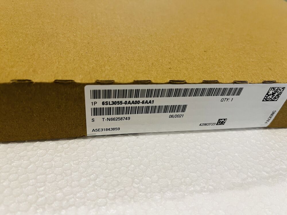 Brand New Siemens SINAMICS 6SL3055-0AA00-6AA1 6SL3 055-0AA00-6AA1 In Stock Fedex / DHL