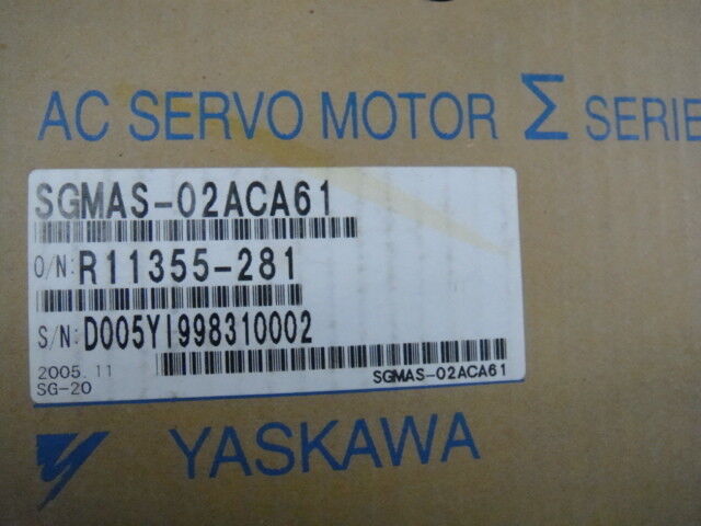 1PC New Yaskawa SGMAS-02ACA61 Servo Motor Expedited Shipping SGMAS02ACA61