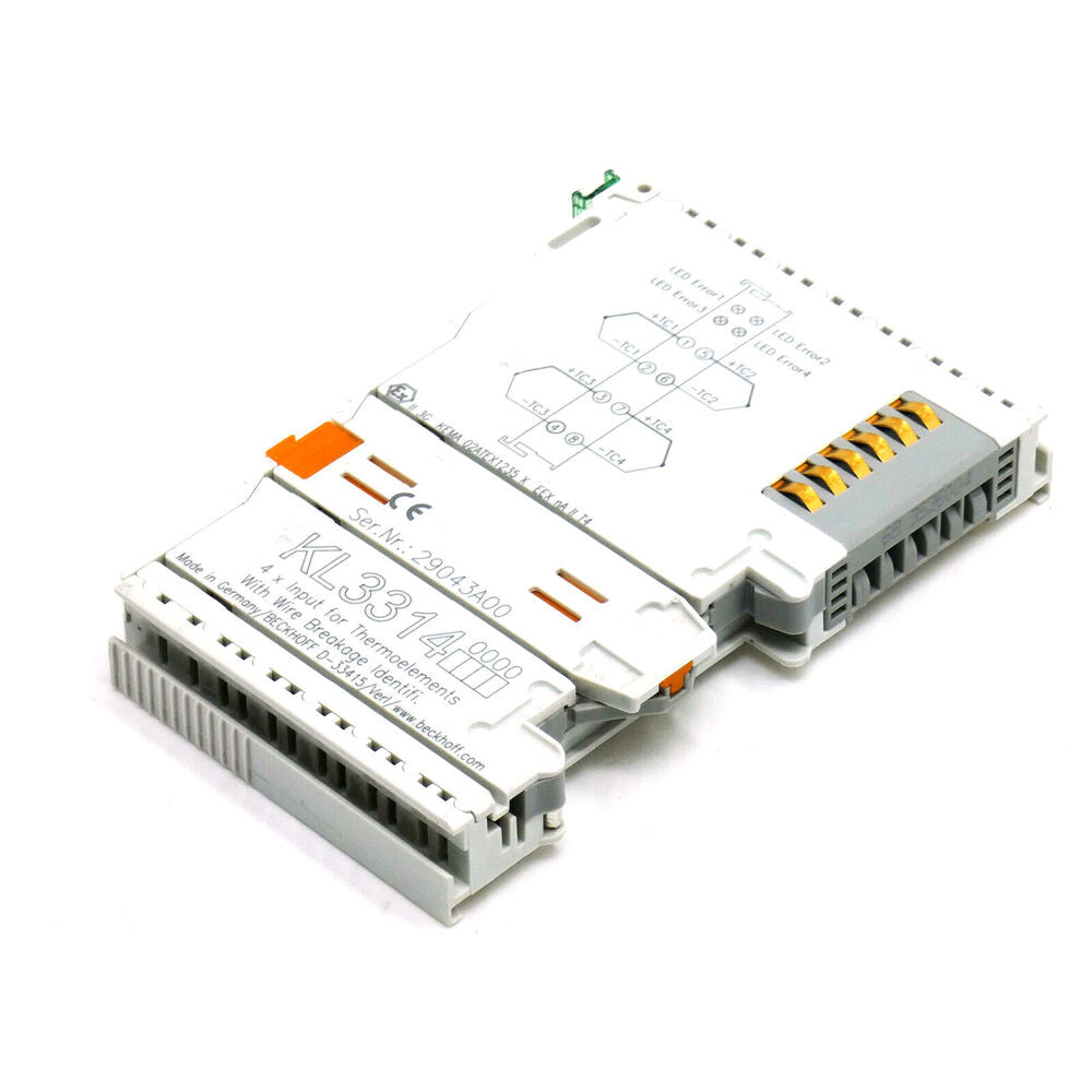 New In Box BECKHOFF KL3314 4-channel Thermocouple Input Terminal DHL / UPS / FedEx