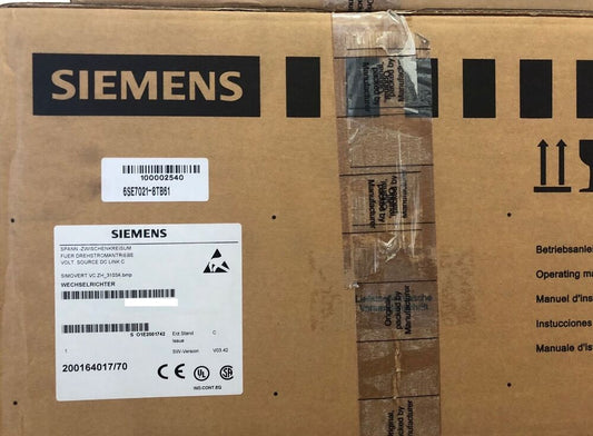 NEW SIEMENS 6SE7021-8TB61 AC Frequency Converter 510-650V 17.5 A 7.5KW DHL / UPS / FedEx