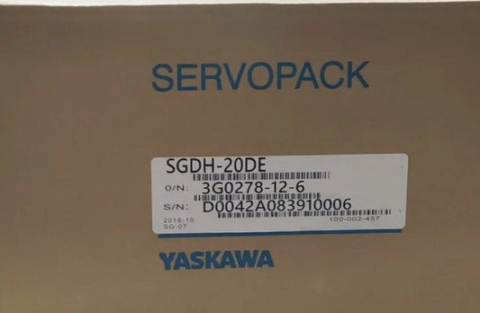 New Sealed Yaskawa ServoPack Drive SGDH-20DE Fast Shipping By  UPS /  Fedex / DHL