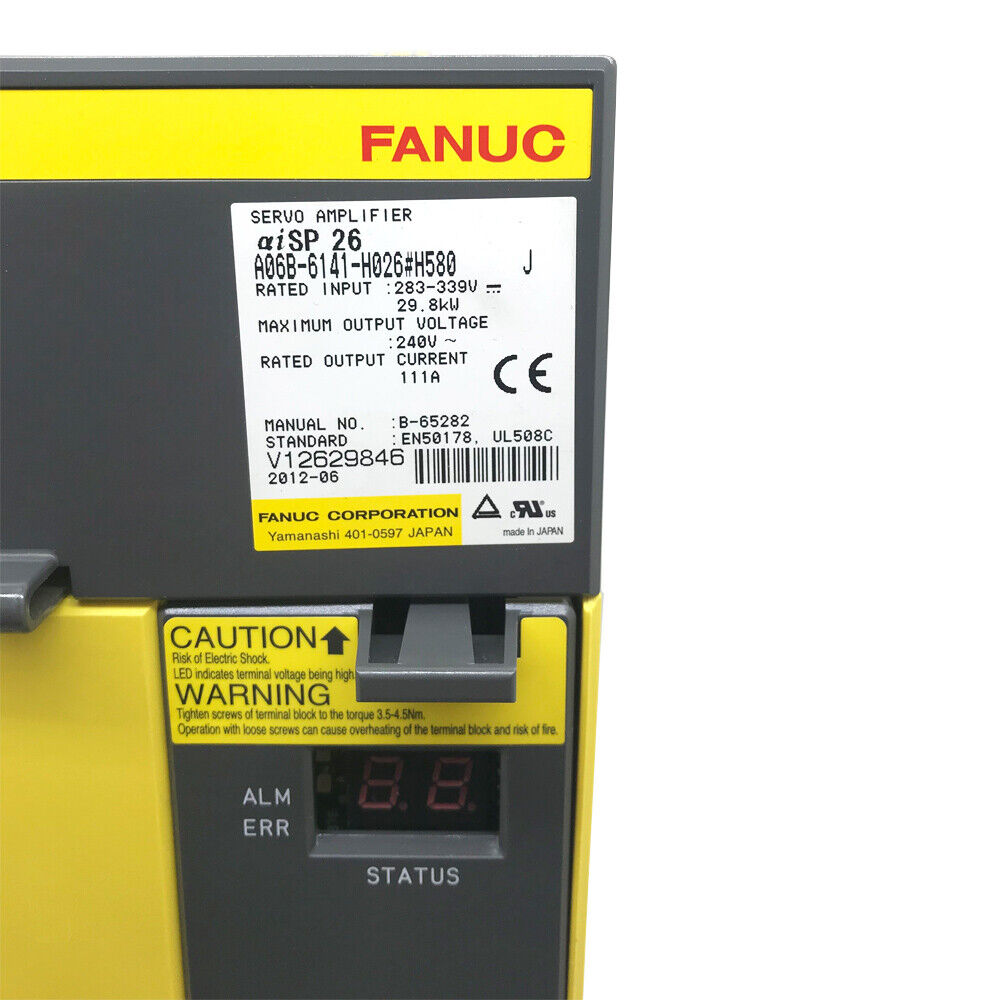 FANUC A06B-6141-H026#H580 Servo Drive A06B6141H026#H58 New Expendited Shipping DHL / UPS / FedEx