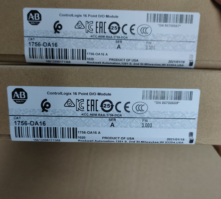 Allen-Bradley AB 1756-OA16 ControlLogix 16-point D/O Module Ser A 1756OA16 NEW DHL / UPS / FedEx