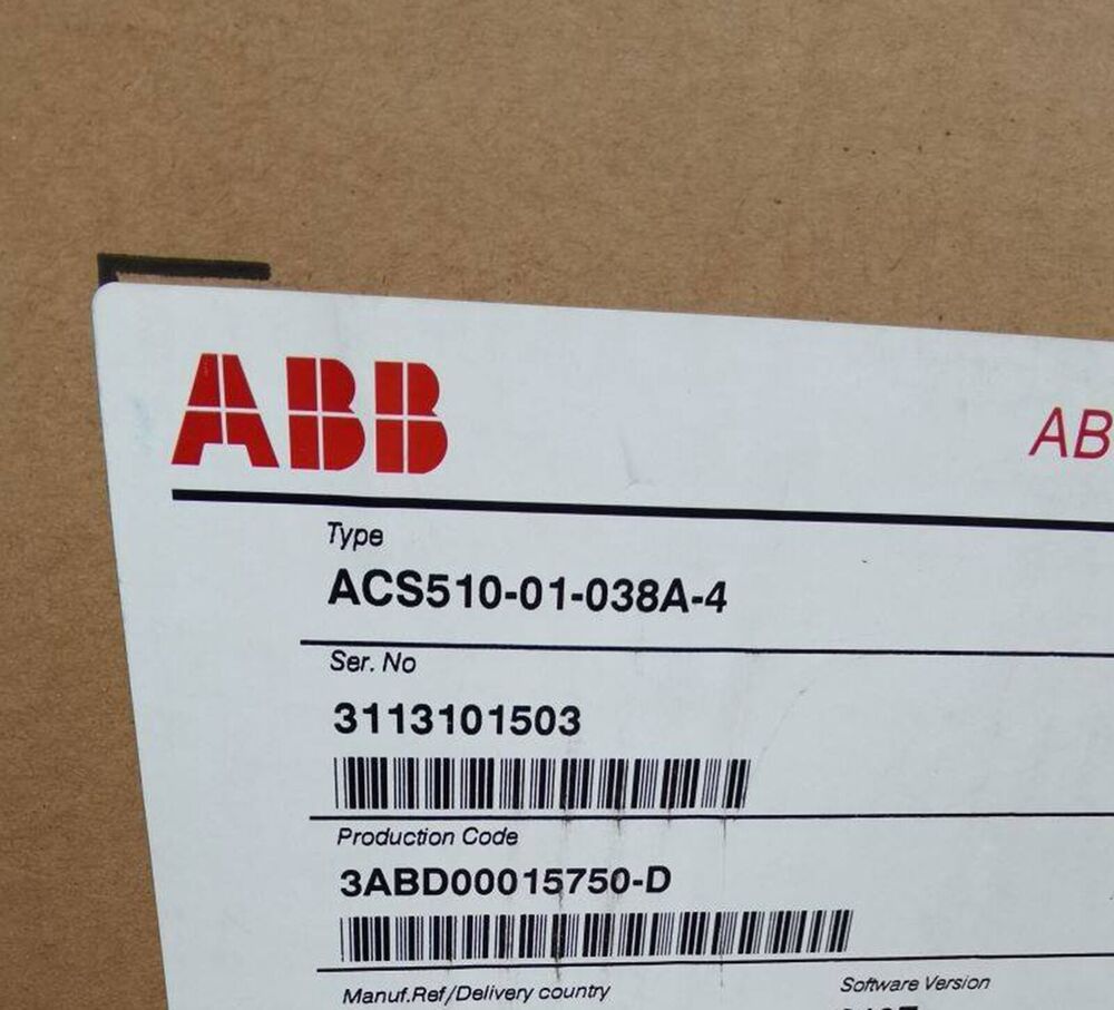 New In Box ABB inverter ACS510-01-038A-4 DHL / UPS / FedEx