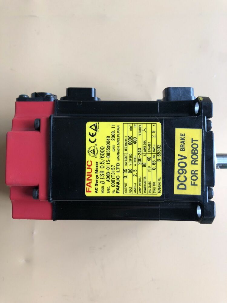 USED FANUC SERVO MOTOR A06B-0115-B855#0048 A06B0115B8550048 FREE EXPEDITED SHIP UPS / DHL / Fedex