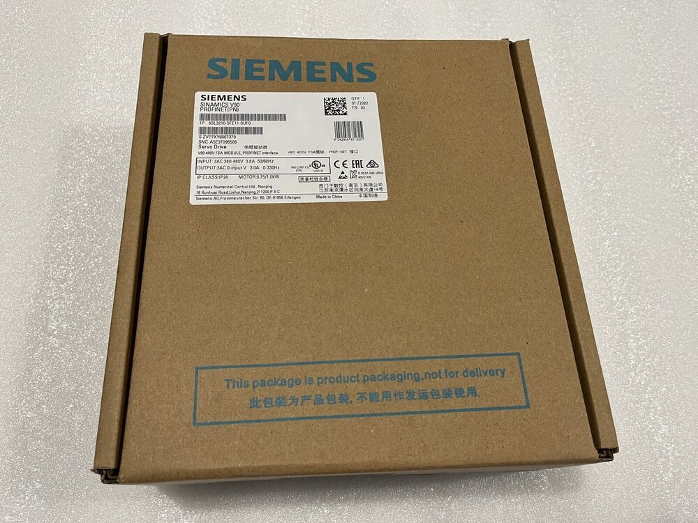 Siemens New Servo Drive 6SL3210-5FE11-0UF0 In Stock Fast Shipping By UPS / Fedex / DHL