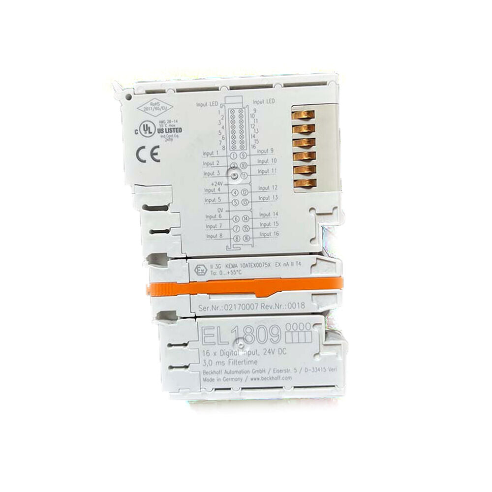 1 PCS New BECKHOFF EL1809 EL 1809 PLC Digital Input Module In Box BECKHOFF DHL / UPS / FedEx