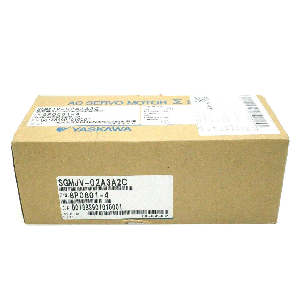 New In Box YASKAWA SGMJV-02A3A2C Servo Motor DHL / UPS / FedEx