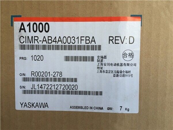 1PC New Yaskawa CIMR-AB4A0031FBA Inverter Expedited Shipping CIMRAB4A0031FBA